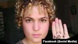 La presa política cubana María Cristina Garrido.