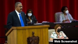 Rubén Remigio Ferro, presidente del Tribunal Supremo Popular. (Captura de imagen/Cubadebate)