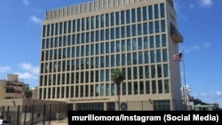 La embajada de EEUU en La Habana, Cuba. (Foto: murillomora/Instagram)