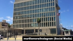 La embajada de EEUU en La Habana, Cuba. (Foto: murillomora/Instagram)