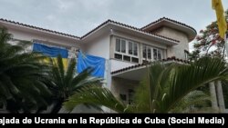 Embajada de Ucrania en La Habana.