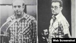 El general Arnaldo Ochoa (derecha) y el coronel Antonio de la Guardia.