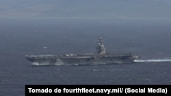 El portaaviones más grande del mundo actualmente es el USS Gerald R. Ford (CVN-78), perteneciente a la Armada de Estados Unidos.