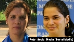  Sayli Navarro y Sissi Abascal cumplen condenas por su participación en el estallido antigubernamental del 11 de julio de 2021. Ambas están encarceladas en la Prisión de Mujeres La Bellotex de Matanzas.