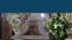 Mons. Dionisio García Ibáñez, arzobispo de Santiago de Cuba lee "Oración por Cuba"