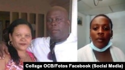 Loreto Hernández García junto a su esposa, Donaida Pérez Paseiro. en la foto de la derecha, su hija, Rosabel. 