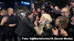 María Corina Machado tras su llegada a Oslo