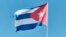 Una bandera cubana.