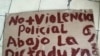 Un cartel contra la violencia policial en Cuba, publicado en Facebook por el artista Luis Manuel Otero Alcántara, del Movimiento San Isidro.